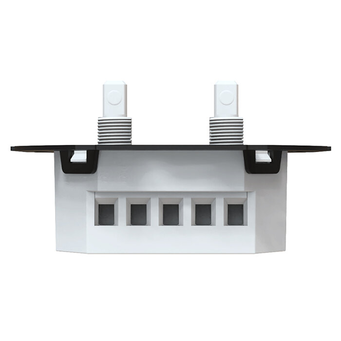Duo muurdimmer, inbouw 2 x 0-200W