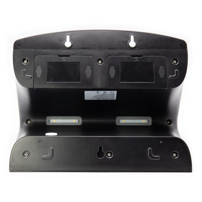 Solar wandlamp Double Conan 6.8W met sensor - zwart