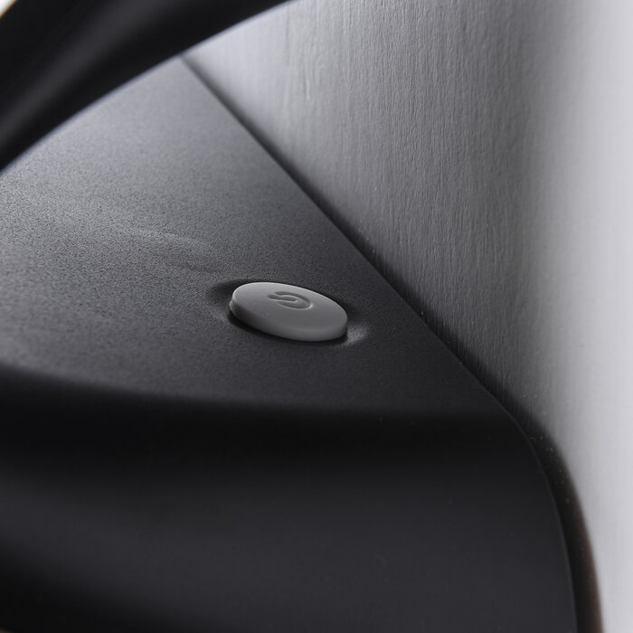 Solar wall lamp Double Conan 6.8W with sensor - black