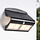 Solar wandlamp Double Conan 6.8W met sensor - zwart