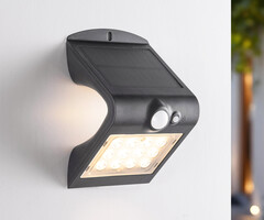 Solar-Wandleuchte Alien 1,5W mit Sensor - schwarz