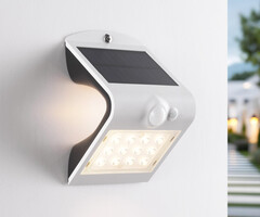 Solar wall lamp with sensor Alien 1,5W - white
