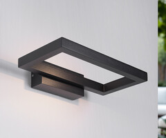 Buitenwandlamp design Isa - mat zwart