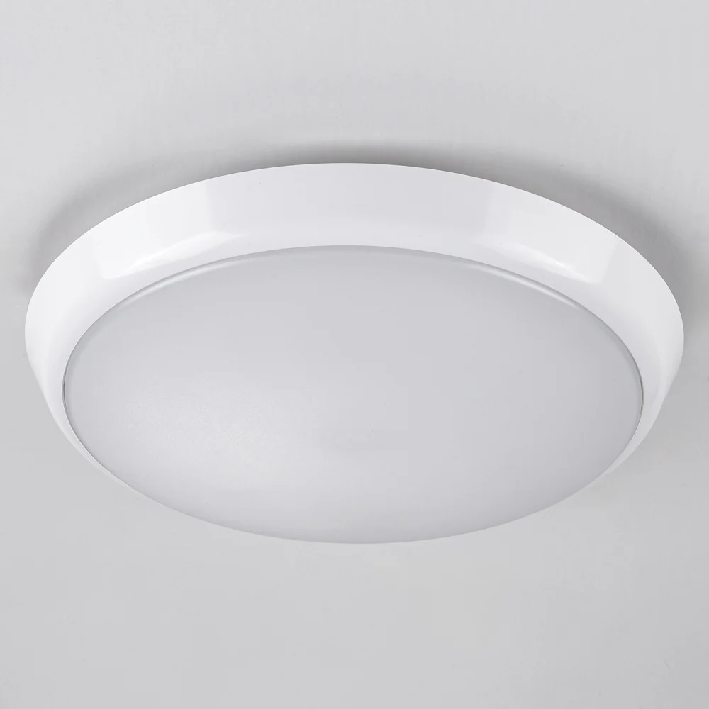 Plafonnière wit Ø25,5 cm met noodunit en CCT switch 3000/4000/6000K