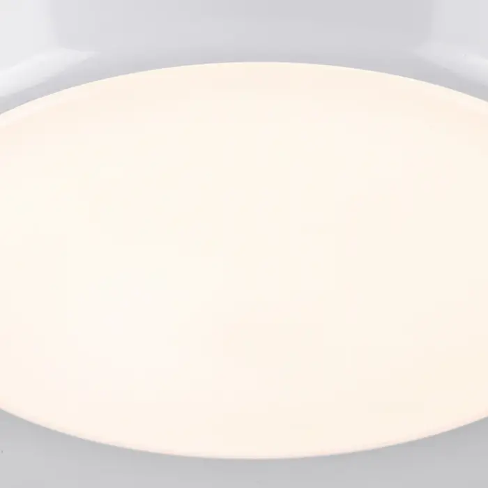 Plafonnière wit Ø25,5 cm met noodunit en CCT switch 3000/4000/6000K