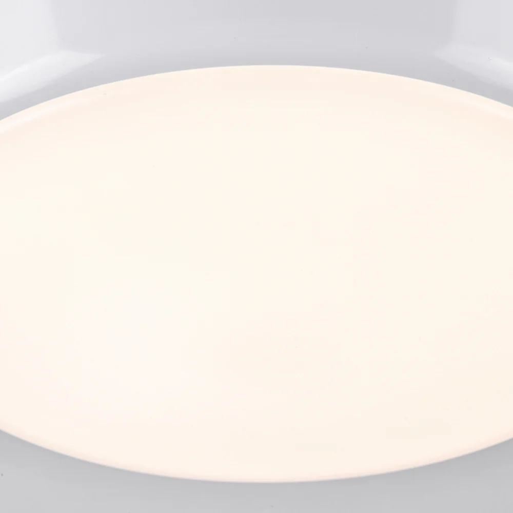 Plafonnière wit Ø25,5 cm met noodunit en CCT switch 3000/4000/6000K