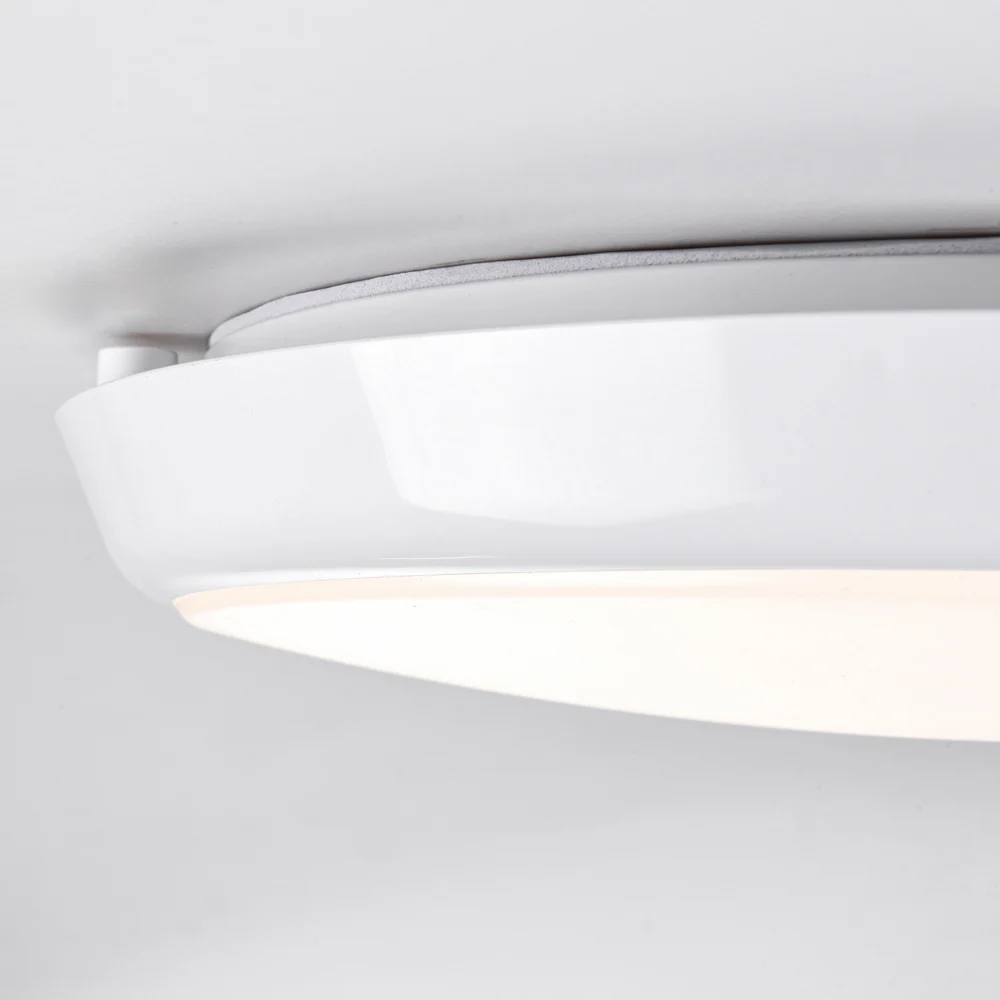 Plafonnière wit Ø25,5 cm met noodunit en CCT switch 3000/4000/6000K