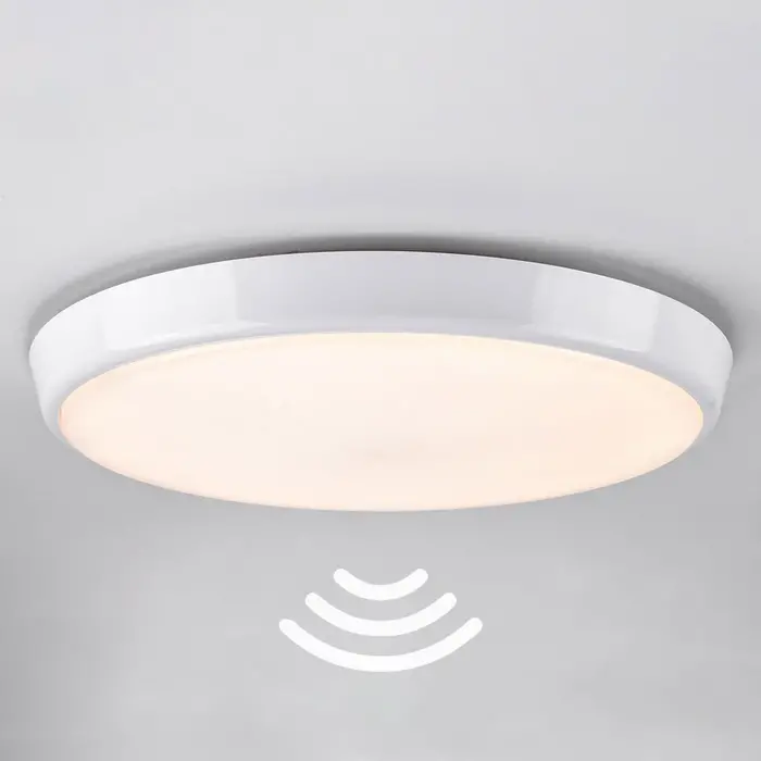 Plafonnière wit Ø35,2 cm met CCT switch en sensor - 3000K/4000K/6000K
