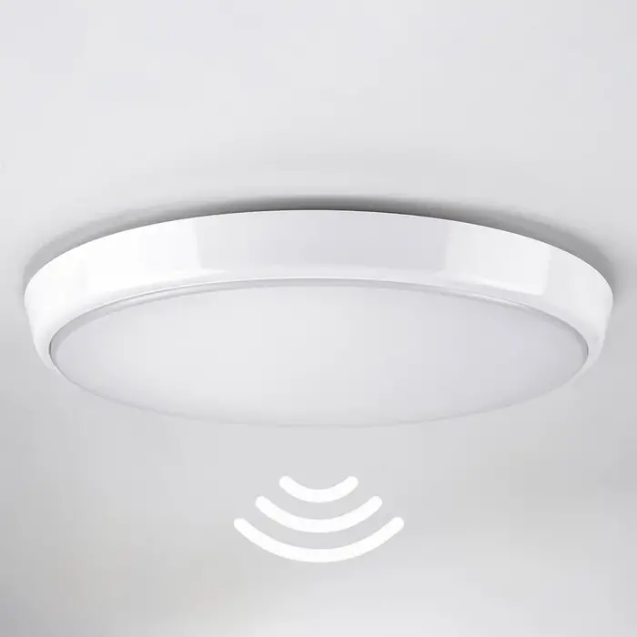 Plafonnière wit Ø35,2 cm met CCT switch en sensor - 3000K/4000K/6000K