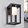 Solar buitenwandlamp met sensor zwart - Lucian