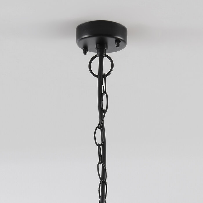 Industriële hanglamp buiten Jayce - zwart