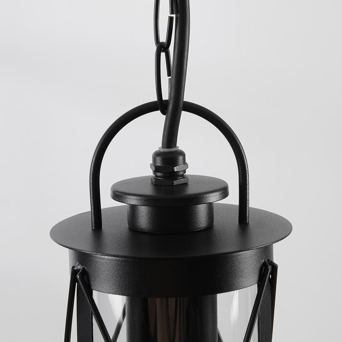 Industriële hanglamp buiten Jayce - zwart