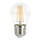 E27 LED lamp, transparant glas, Ø45mm, 4.5W, 2700K, 3-staps dimbaar