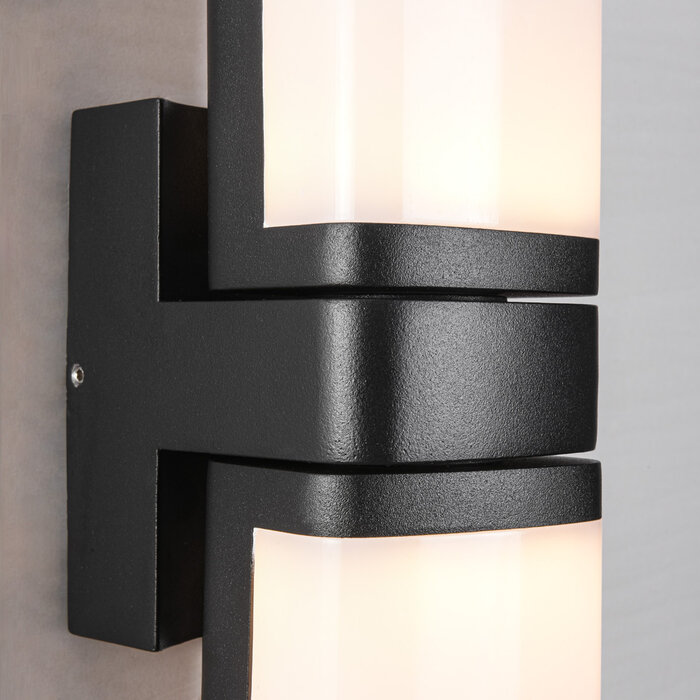 Verstelbare wandlamp Bobby - zwart