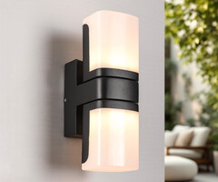 Verstelbare wandlamp Bobby - zwart