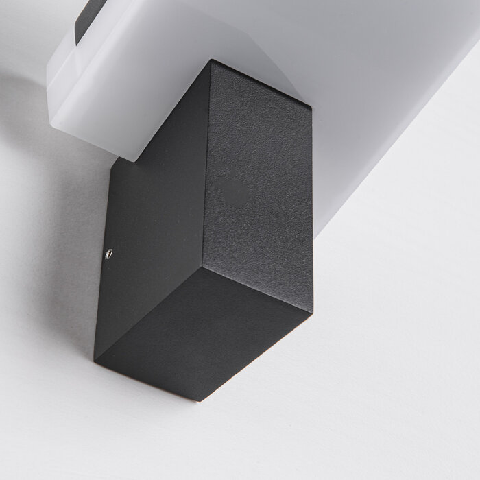 Industriële buitenwandlamp zwart - Xavi