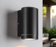 Moderne wandlamp buiten Sophie - zwart