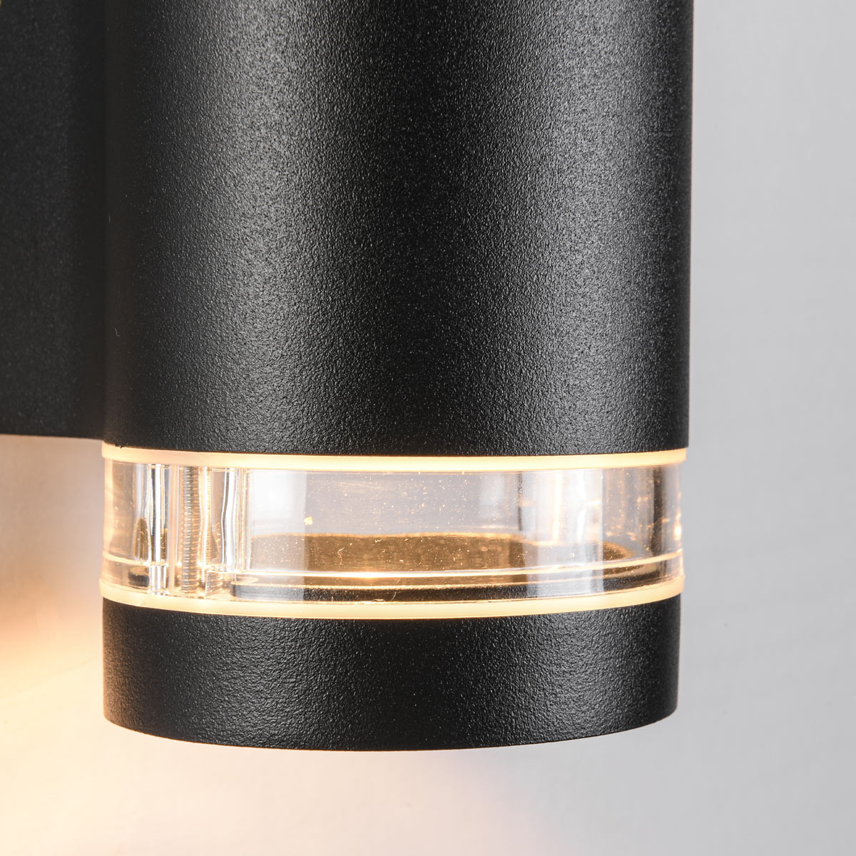 Industriële buiten muurlamp Stef - zwart