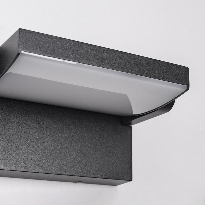 Verstelbare wandlamp Berlin - zwart