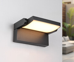 Verstelbare wandlamp Berlin - zwart