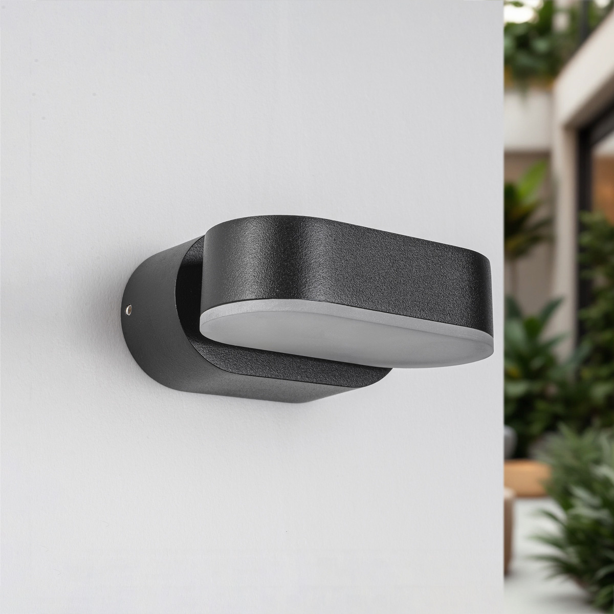 Moderne draaibare muurlamp Isabelle - zwart