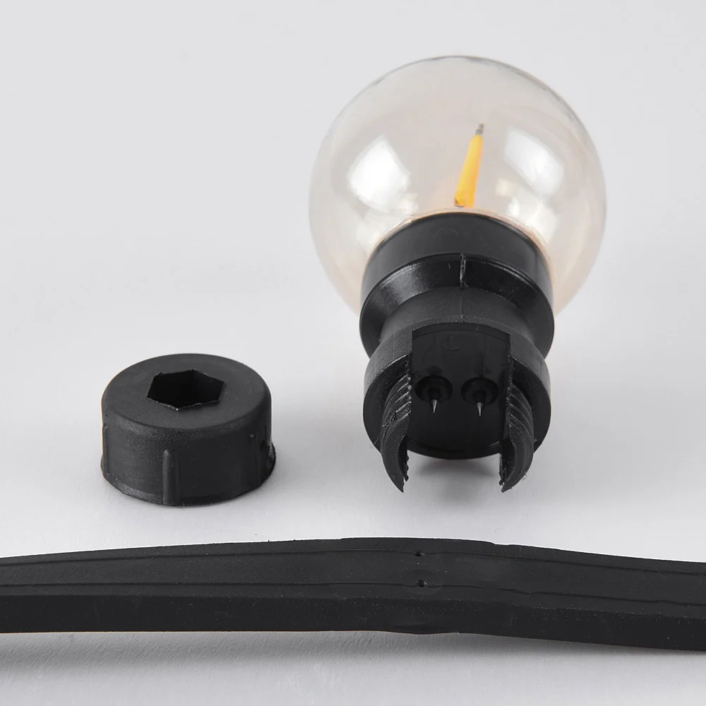 Festoon bulb - 2W dimmable, triangular filament (no E27 lampholder)