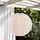 50 pieces - Kalor solar lantern – Solar-powered hanging lamp made of White nylon, Ø30 cm