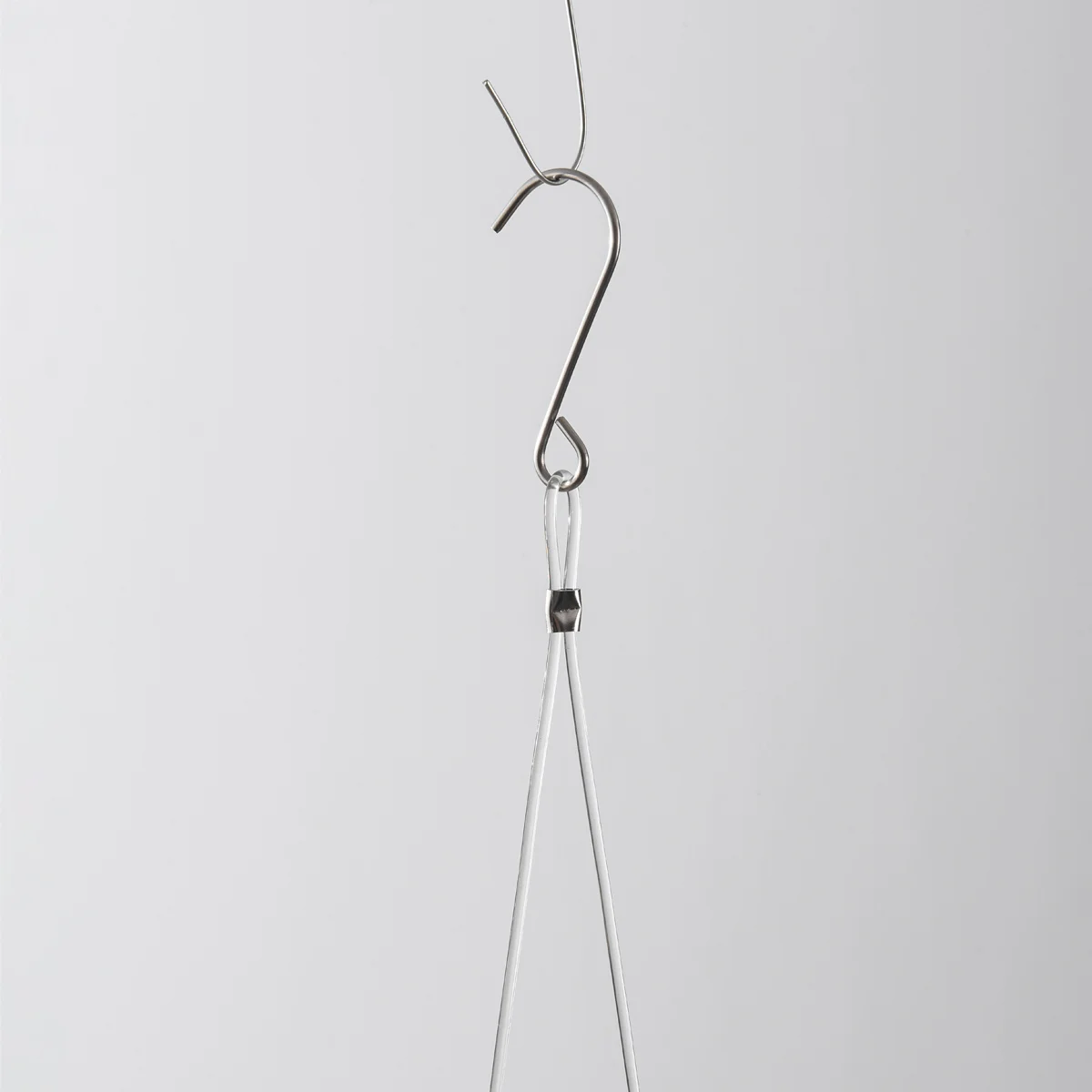 50 pieces - Solar lantern Pyra – solar-powered hanging lamp made of white nylon