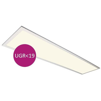 Dimbaar LED paneel -120x30cm - UGR<19 - 30W, -3000K - 114lm/W