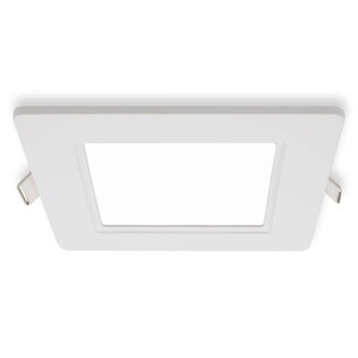 6W vierkante downlight met aanpasbare kleurtemperatuur - 120 x 120 mm