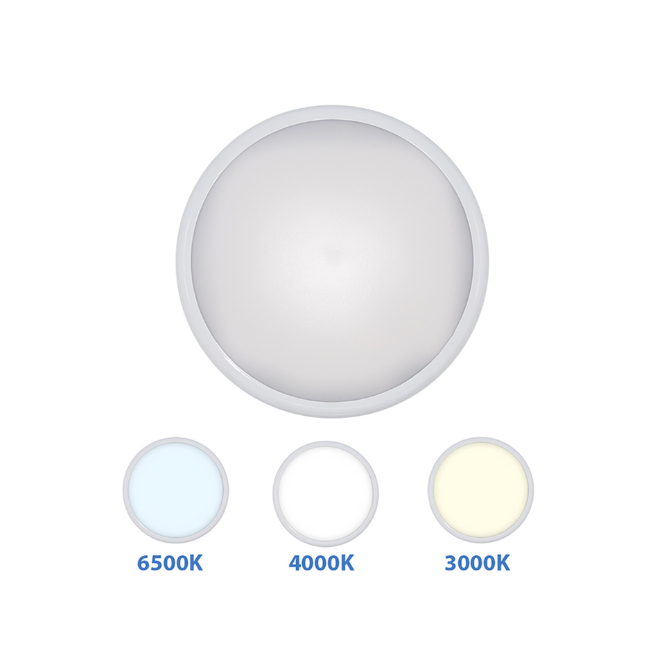 Plafonnière met noodunit | CCT switch 3000K/4000K/6500K