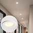 6W ronde LED downlight met aanpasbare kleurtemperatuur - Ø120mm