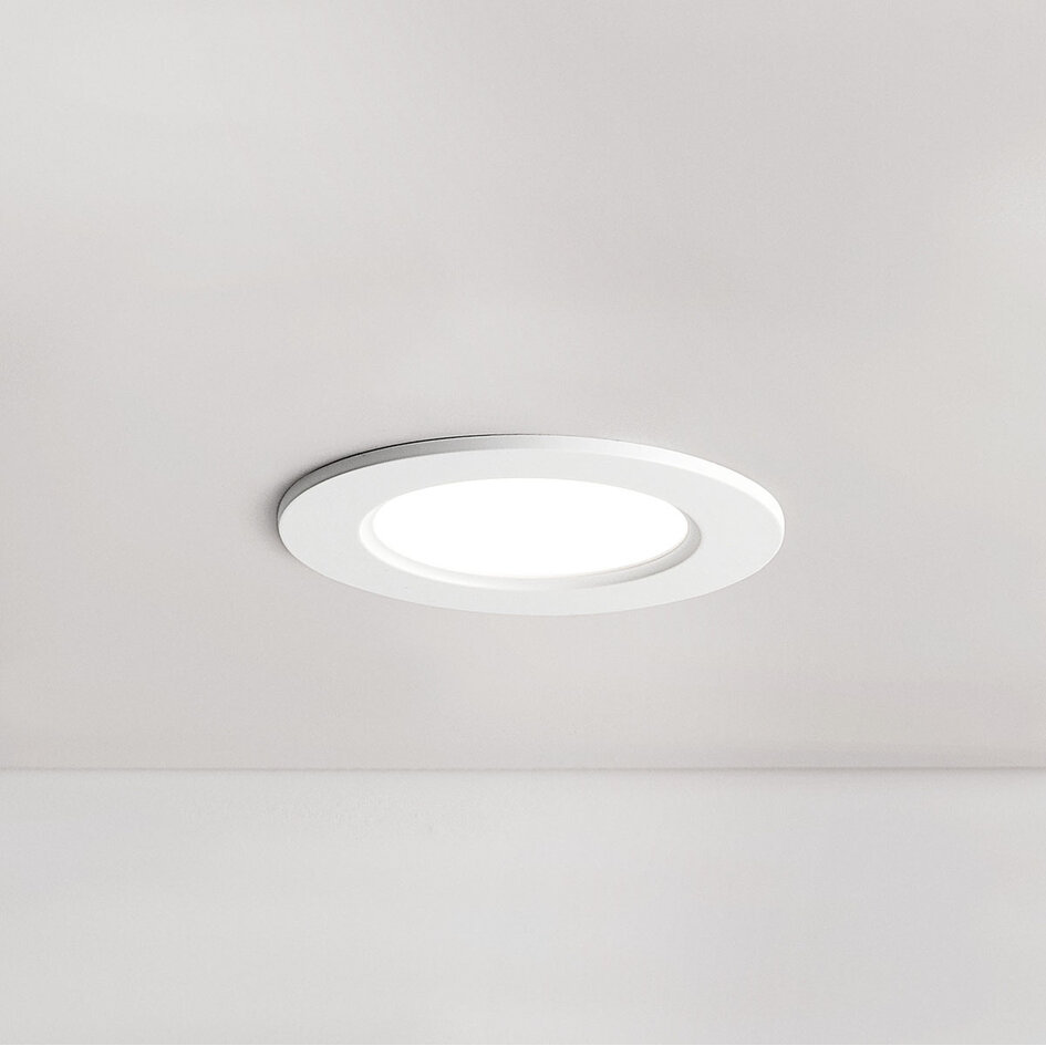 6W ronde LED downlight met aanpasbare kleurtemperatuur - Ø120mm