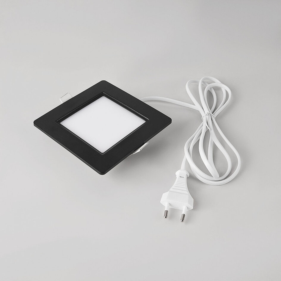 6W vierkante downlight met aanpasbare kleurtemperatuur - 120 x 120 mm