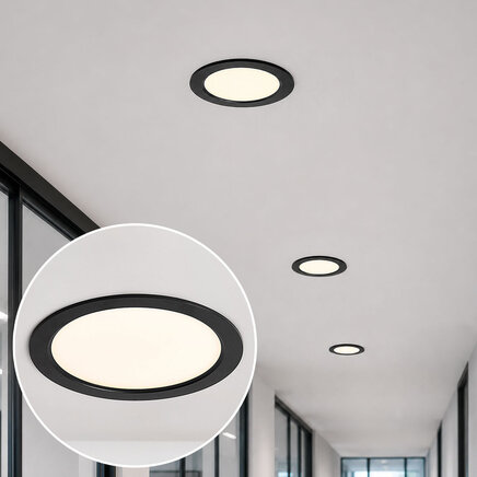 18W ronde LED downlight met aanpasbare kleurtemperatuur - Ø225mm