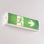 3 watt opbouw noodarmatuur met melkwitte kap, OTG-KL-6 - 3000K