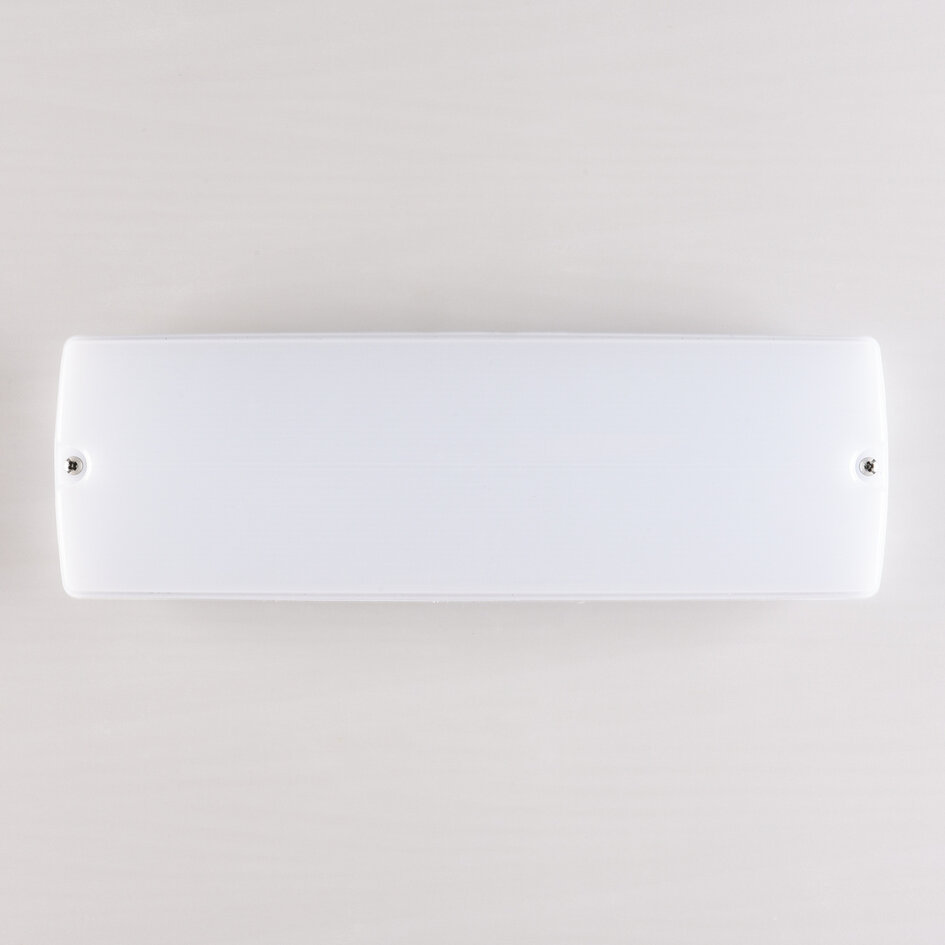3 watt opbouw noodarmatuur met melkwitte kap, OTG-KL-6 - 3000K