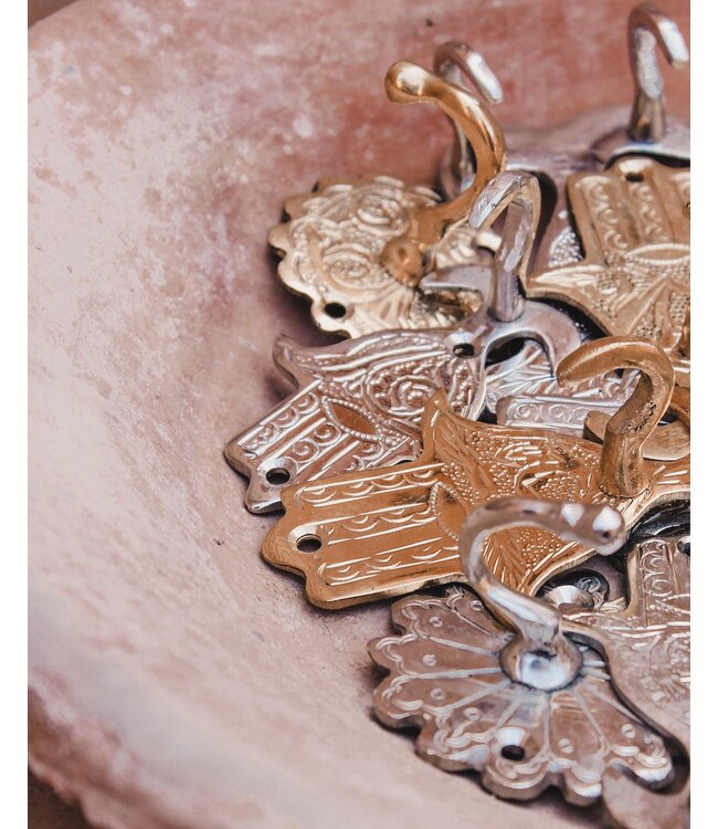 Wandhaak Hamsa goud M