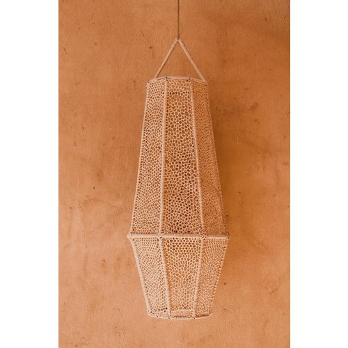 Lampenkap | raffia gehaakt Lampenkap | raffia gehaakt