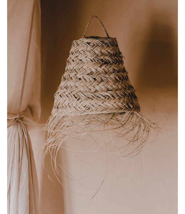 Lampenkap zeegras | triangle fringe