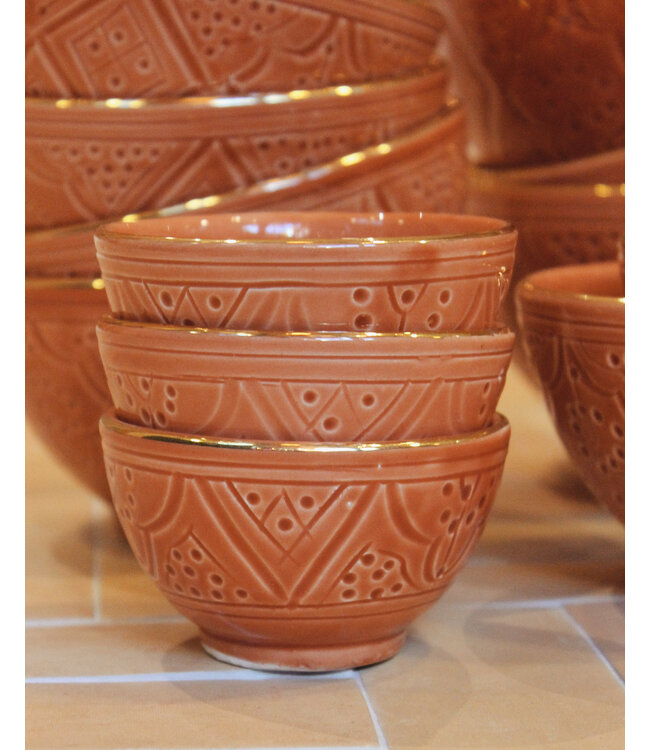 Chabi Chic Schaaltje Marsala | Goud XS - S - M