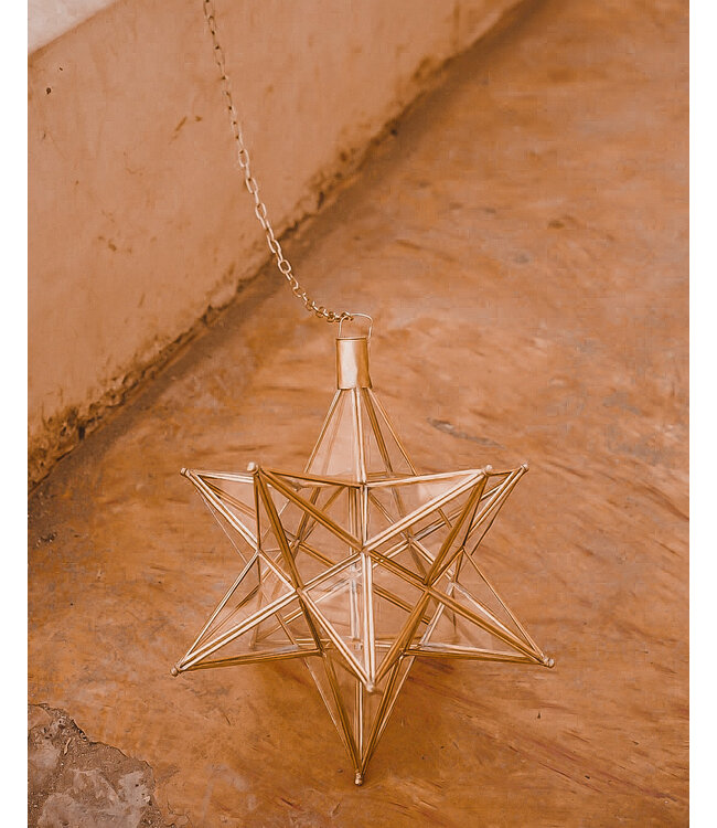 Messing lamp ster | M