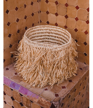 SOLD OUT! Mand raffia fringe S