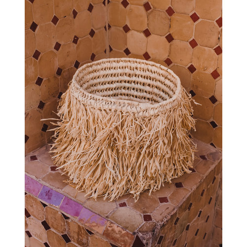SOLD OUT! Mand raffia fringe S SOLD OUT! Mand raffia fringe S