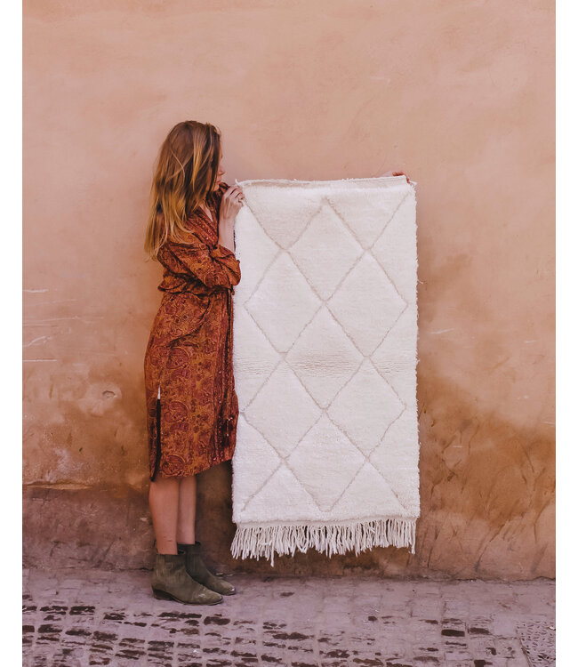 Beni Ouarain vloerkleed (140 x 70 cm)