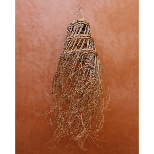Lampenkap zeegras fringe XS Lampenkap zeegras fringe XS