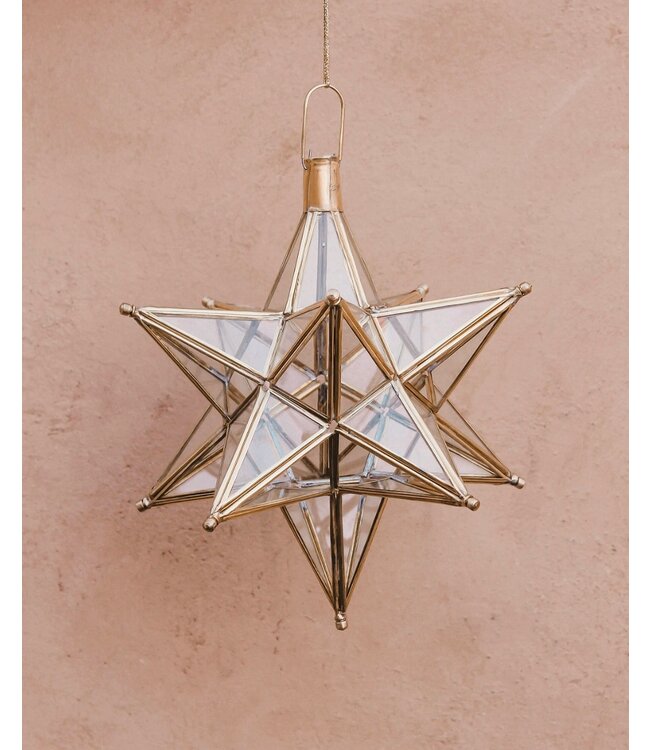 Messing lamp ster | S