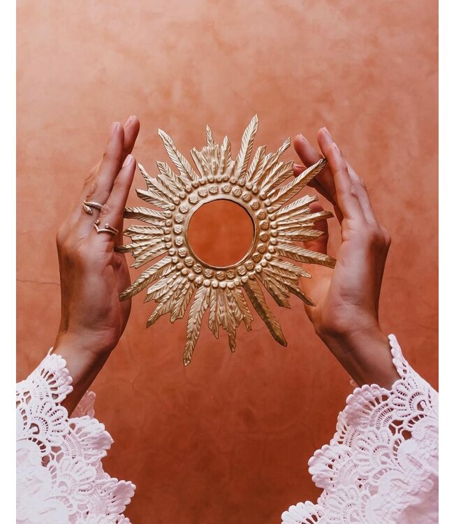 Spiegel messing zon | M & L