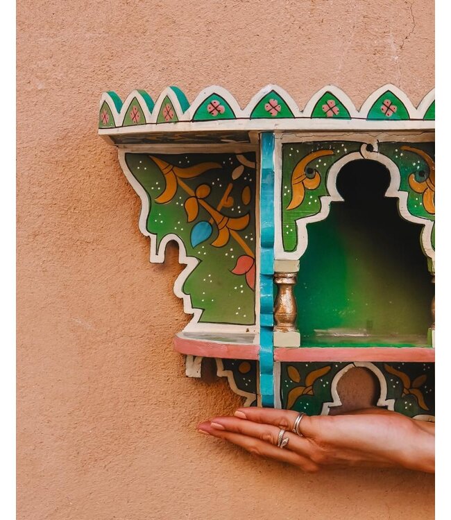 Beschilderd wandkastje |  multicolor