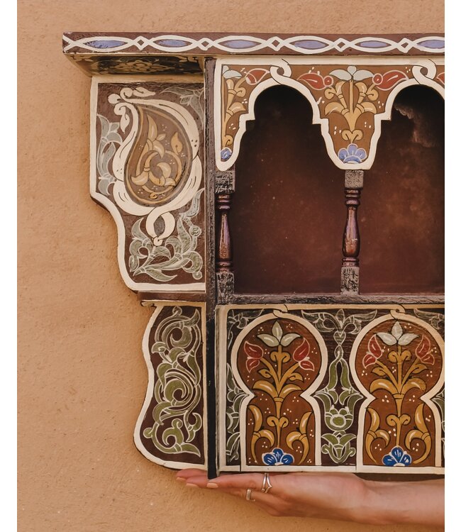 Beschilderd wandkastje L  |  multicolor